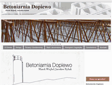 Tablet Screenshot of betoniarnia-dopiewo.pl